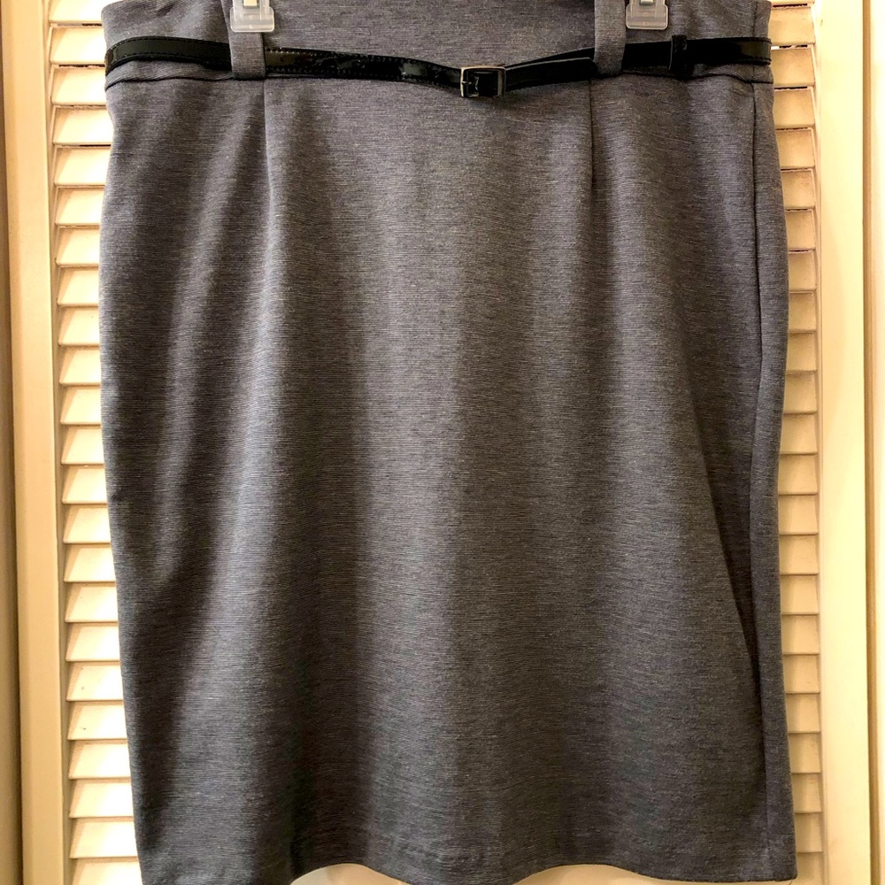 Woman’s gray business skirt worn once.